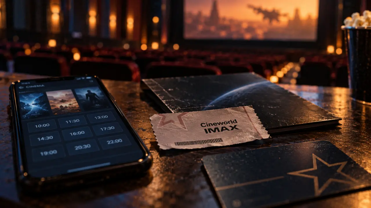 cineworld sheffield IMAX showtimes on a phone