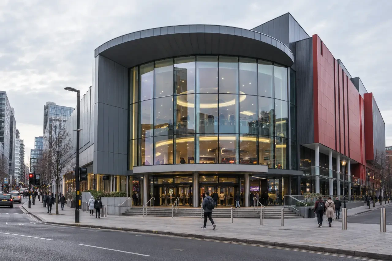 Odeon Sheffield cinema exterior on Arundel Gate in Sheffield city centre