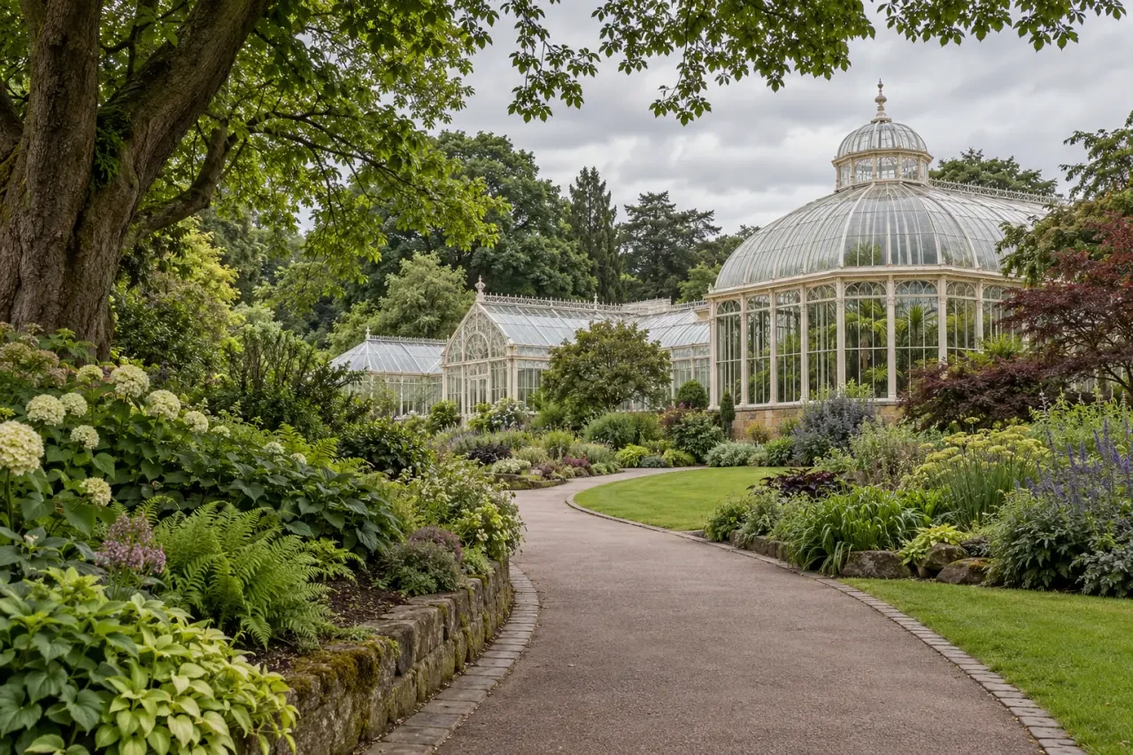 Sheffield UK attractions at Sheffield Botanical Gardens