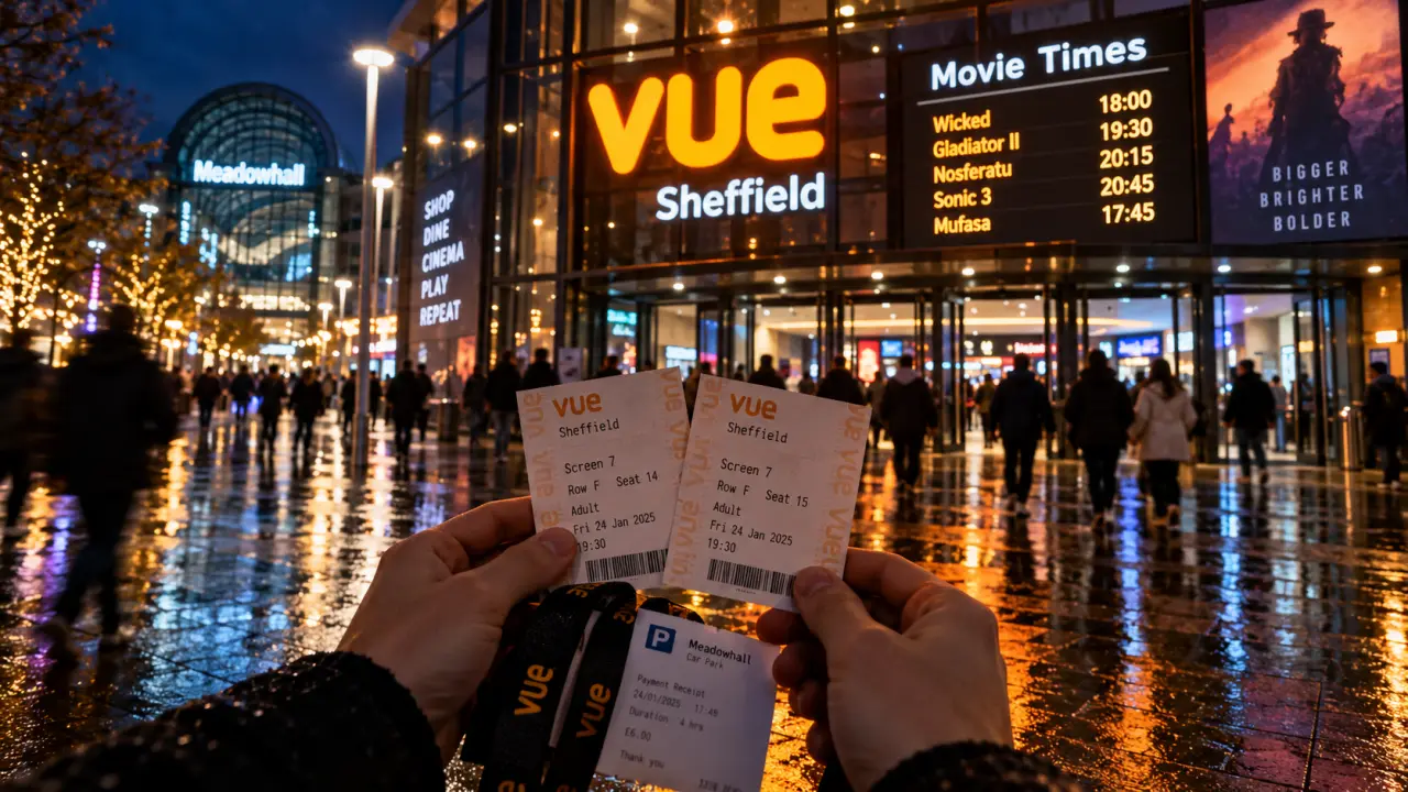 Vue Sheffield cinema entrance, movie times and tickets